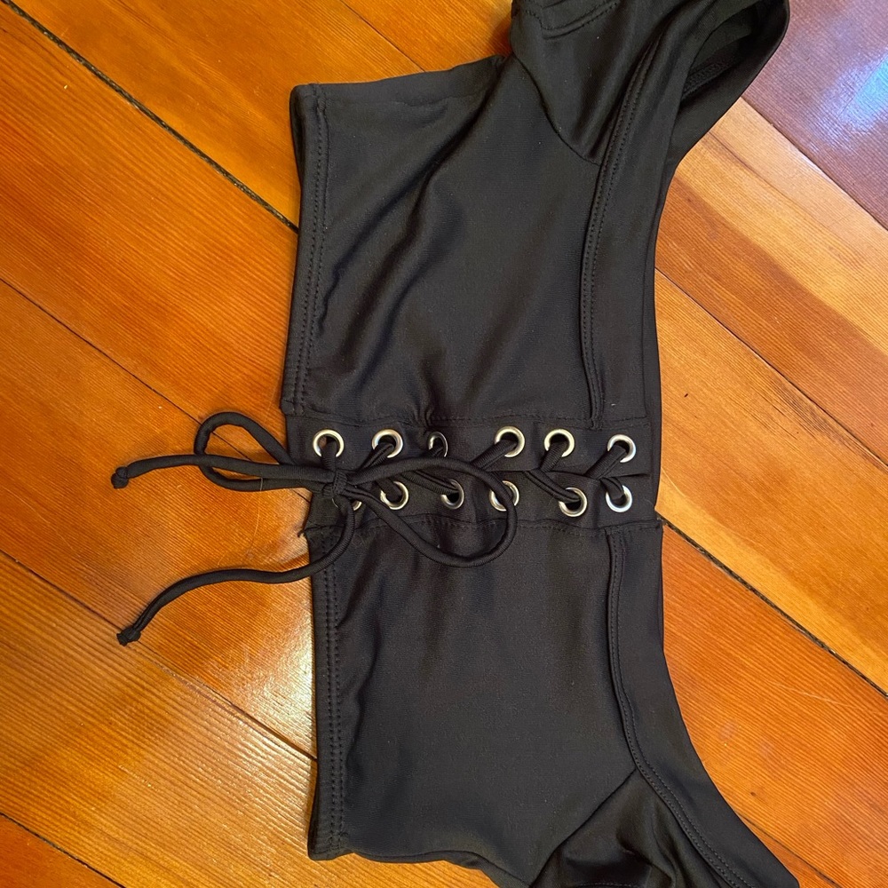Off the shoulder swim top size large